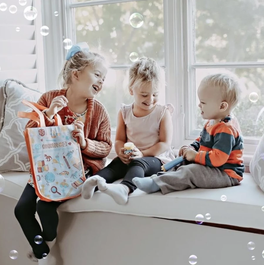 Gymboree bubble ooodles with wand best sale and tray